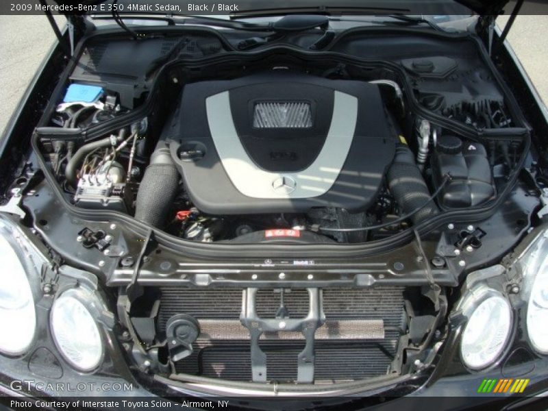 Black / Black 2009 Mercedes-Benz E 350 4Matic Sedan