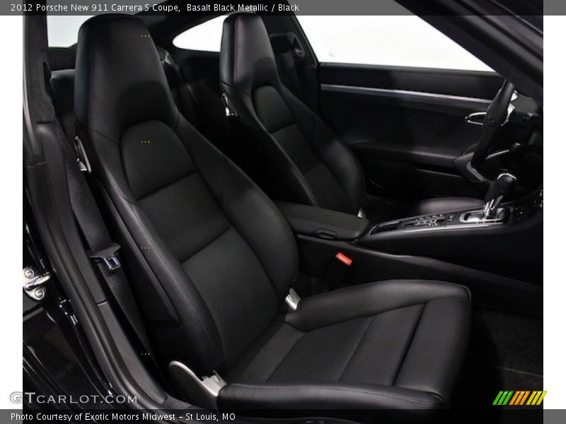 Basalt Black Metallic / Black 2012 Porsche New 911 Carrera S Coupe