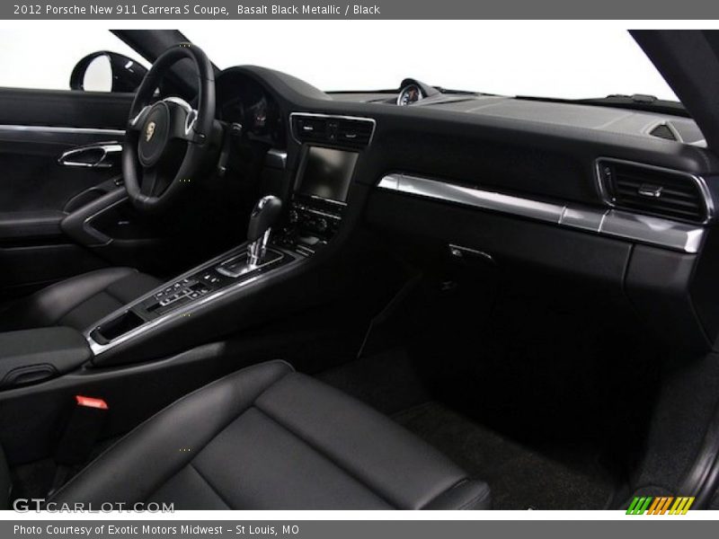 Basalt Black Metallic / Black 2012 Porsche New 911 Carrera S Coupe