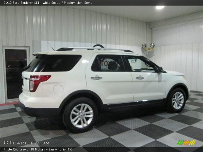 White Suede / Medium Light Stone 2012 Ford Explorer XLT