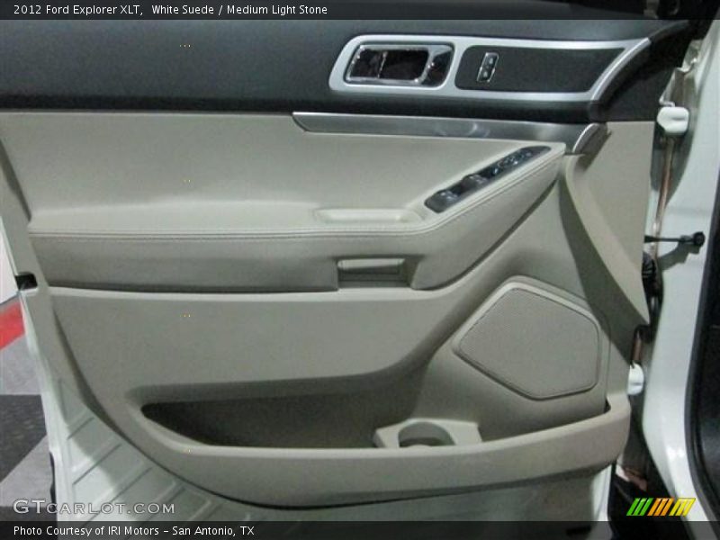 White Suede / Medium Light Stone 2012 Ford Explorer XLT