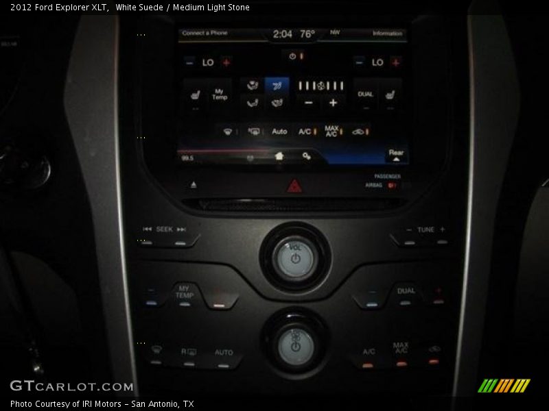 White Suede / Medium Light Stone 2012 Ford Explorer XLT