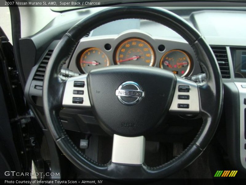 Super Black / Charcoal 2007 Nissan Murano SL AWD
