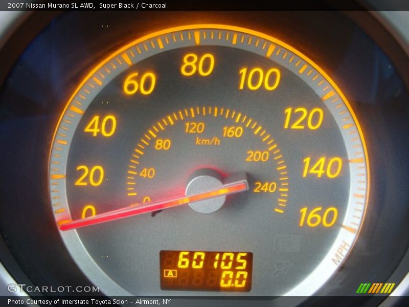 Super Black / Charcoal 2007 Nissan Murano SL AWD