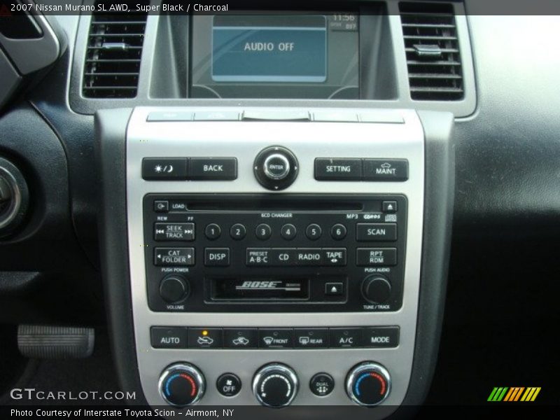 Super Black / Charcoal 2007 Nissan Murano SL AWD