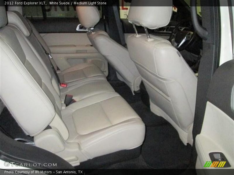 White Suede / Medium Light Stone 2012 Ford Explorer XLT