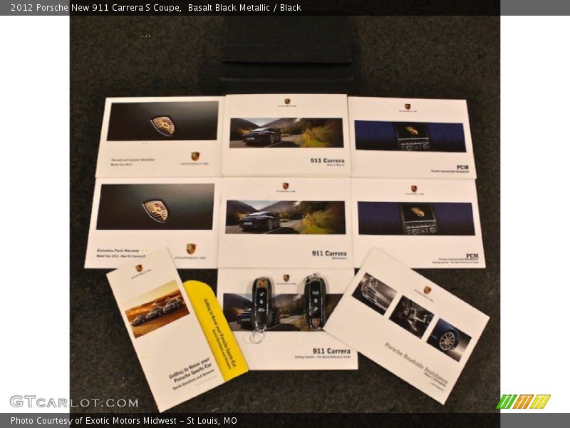 Books/Manuals of 2012 New 911 Carrera S Coupe