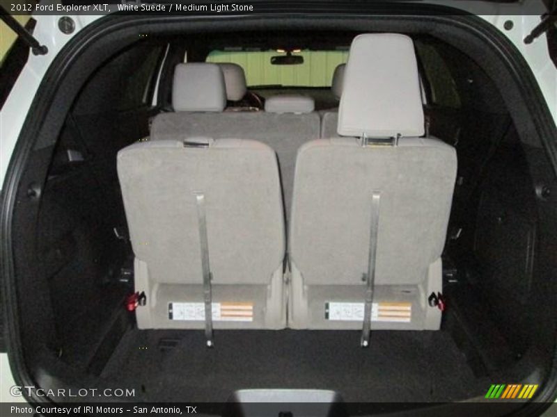 White Suede / Medium Light Stone 2012 Ford Explorer XLT