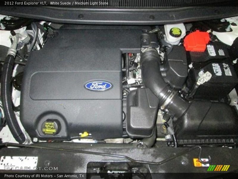 White Suede / Medium Light Stone 2012 Ford Explorer XLT