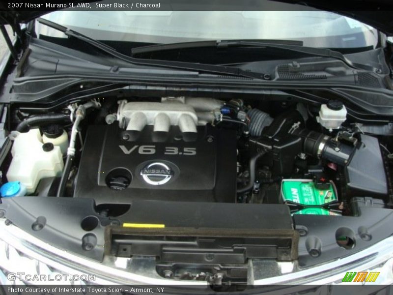 Super Black / Charcoal 2007 Nissan Murano SL AWD