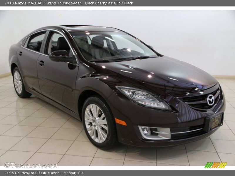 Black Cherry Metallic / Black 2010 Mazda MAZDA6 i Grand Touring Sedan