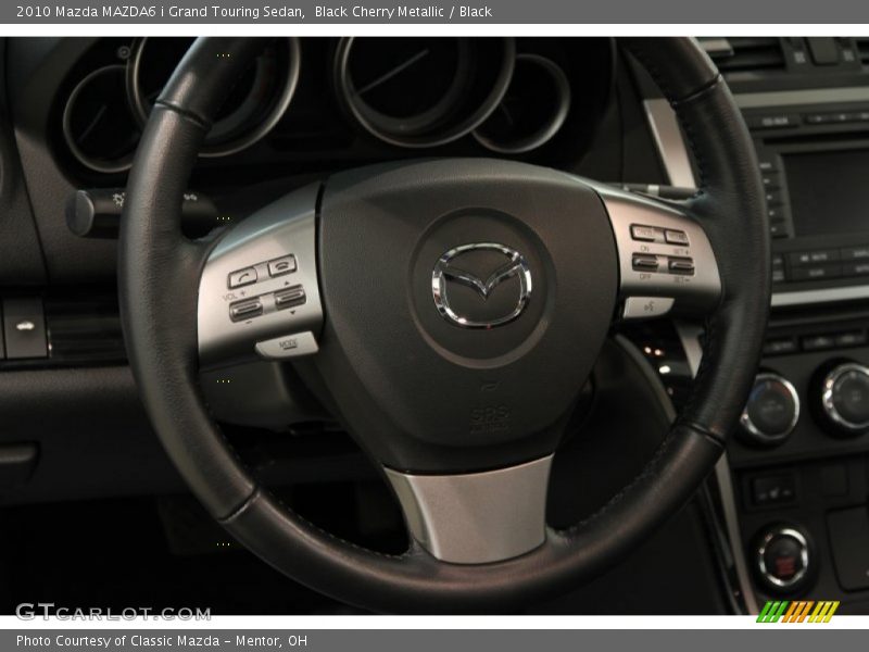 Black Cherry Metallic / Black 2010 Mazda MAZDA6 i Grand Touring Sedan