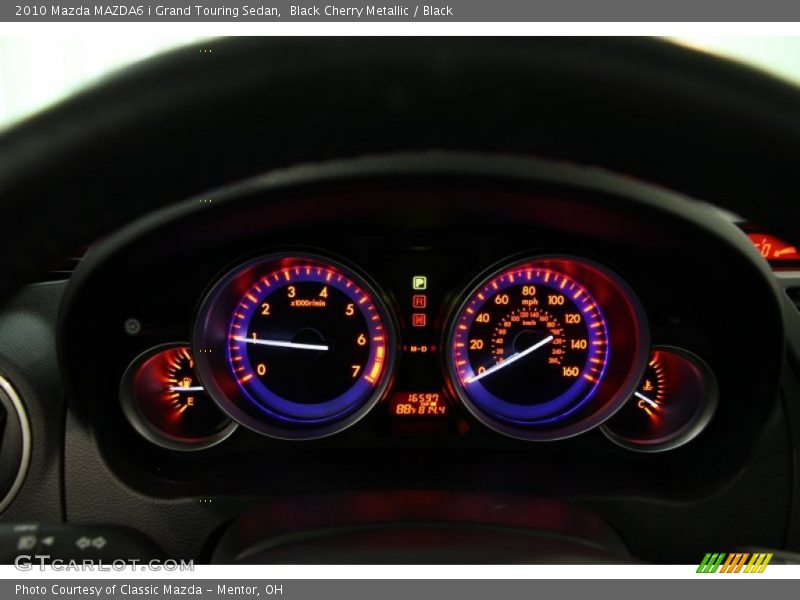 Black Cherry Metallic / Black 2010 Mazda MAZDA6 i Grand Touring Sedan