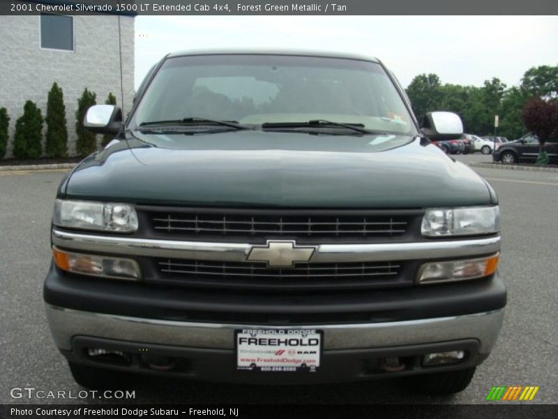 Forest Green Metallic / Tan 2001 Chevrolet Silverado 1500 LT Extended Cab 4x4