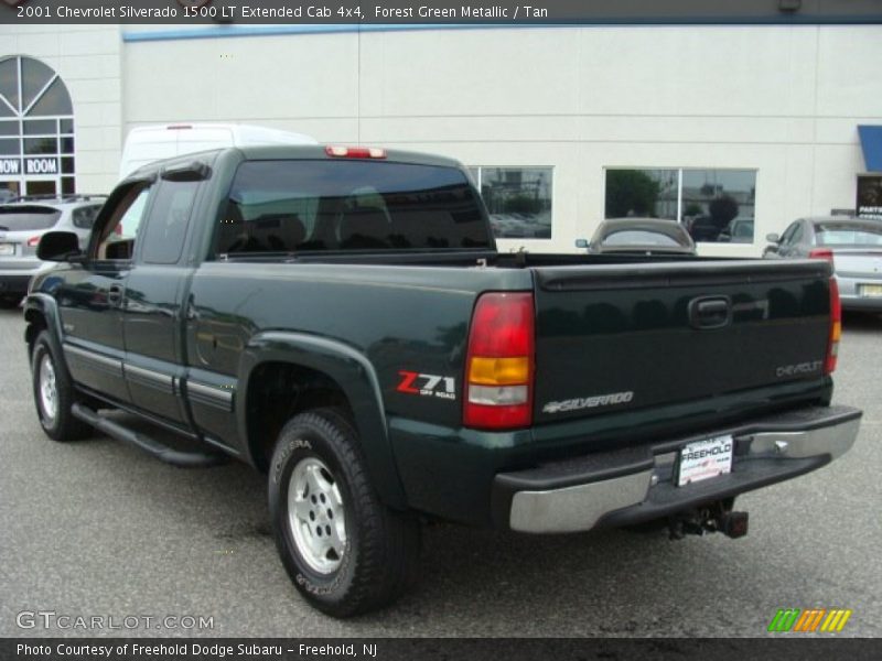 Forest Green Metallic / Tan 2001 Chevrolet Silverado 1500 LT Extended Cab 4x4