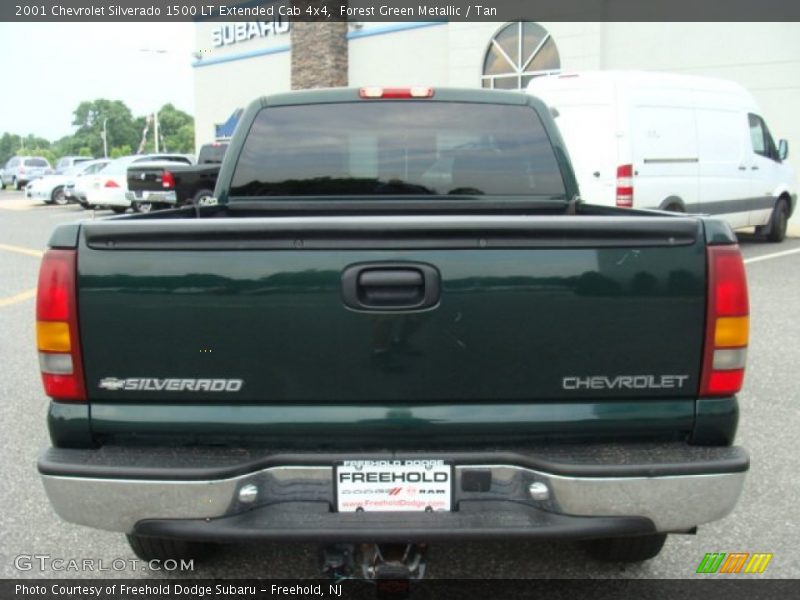 Forest Green Metallic / Tan 2001 Chevrolet Silverado 1500 LT Extended Cab 4x4