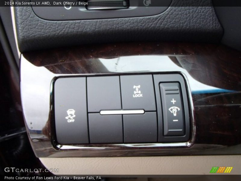Controls of 2014 Sorento LX AWD