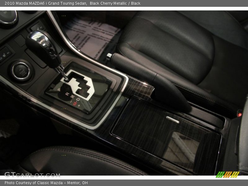 Black Cherry Metallic / Black 2010 Mazda MAZDA6 i Grand Touring Sedan