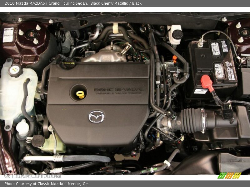 Black Cherry Metallic / Black 2010 Mazda MAZDA6 i Grand Touring Sedan