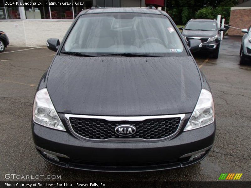 Platinum Gray / Gray 2014 Kia Sedona LX