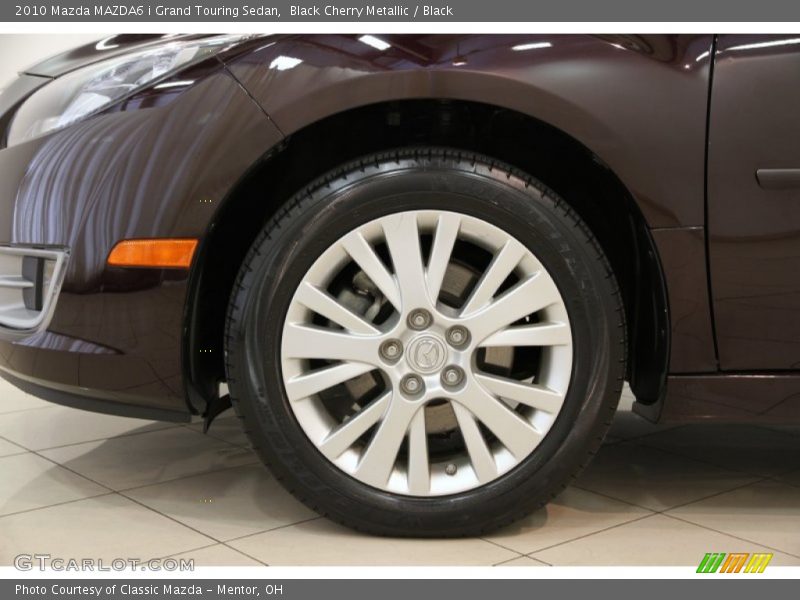 Black Cherry Metallic / Black 2010 Mazda MAZDA6 i Grand Touring Sedan