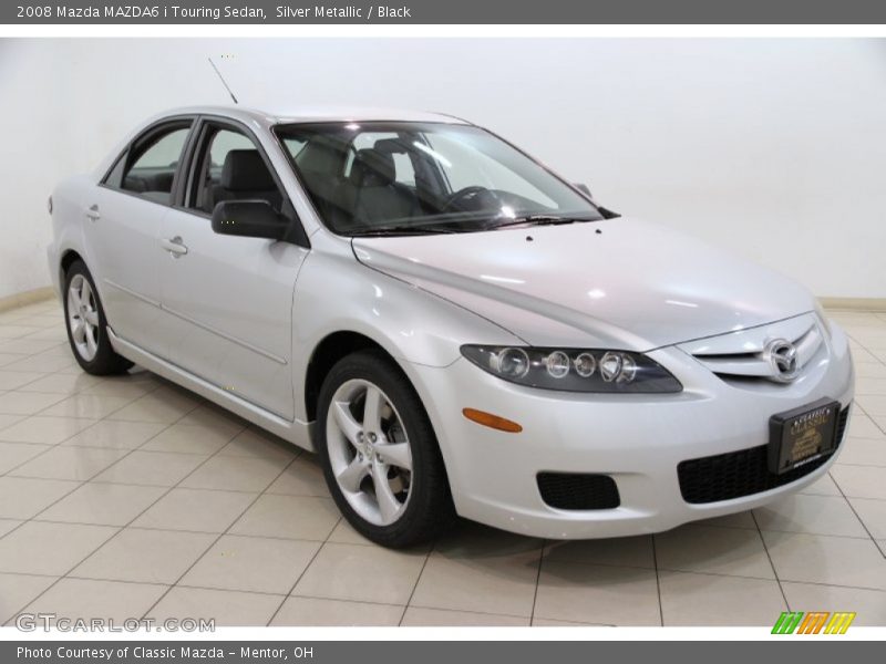 Silver Metallic / Black 2008 Mazda MAZDA6 i Touring Sedan