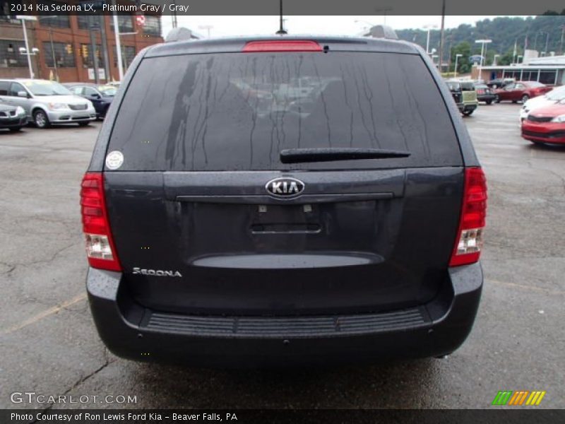 Platinum Gray / Gray 2014 Kia Sedona LX