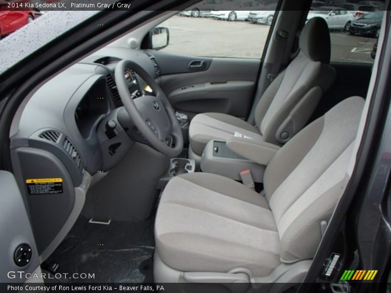 Front Seat of 2014 Sedona LX