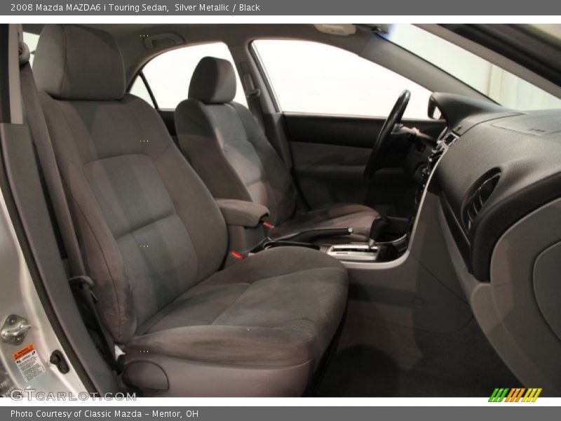 Silver Metallic / Black 2008 Mazda MAZDA6 i Touring Sedan