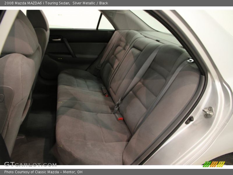 Silver Metallic / Black 2008 Mazda MAZDA6 i Touring Sedan