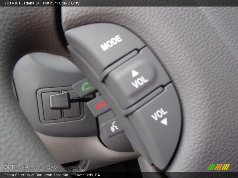 Controls of 2014 Sedona LX