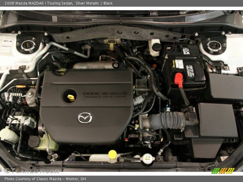 Silver Metallic / Black 2008 Mazda MAZDA6 i Touring Sedan