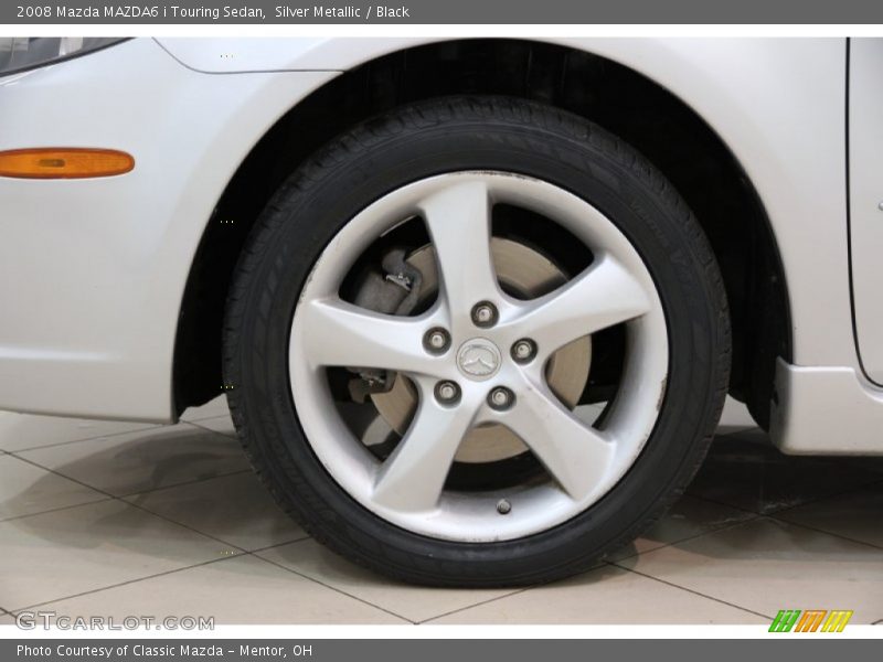 Silver Metallic / Black 2008 Mazda MAZDA6 i Touring Sedan