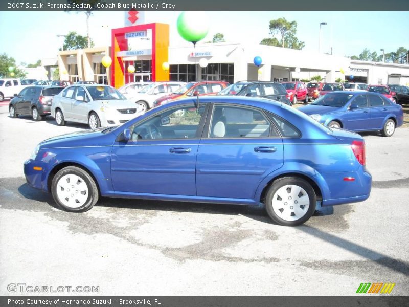 Cobalt Blue Metallic / Grey 2007 Suzuki Forenza Sedan