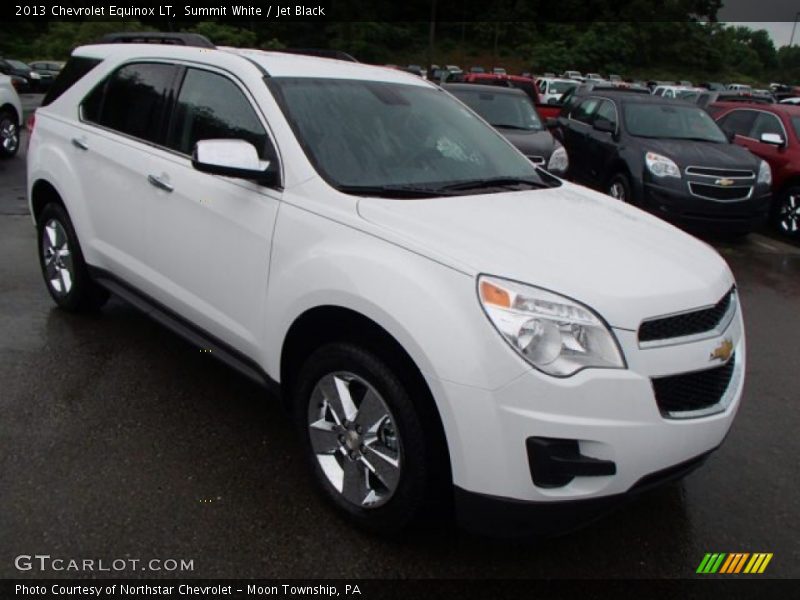 Summit White / Jet Black 2013 Chevrolet Equinox LT