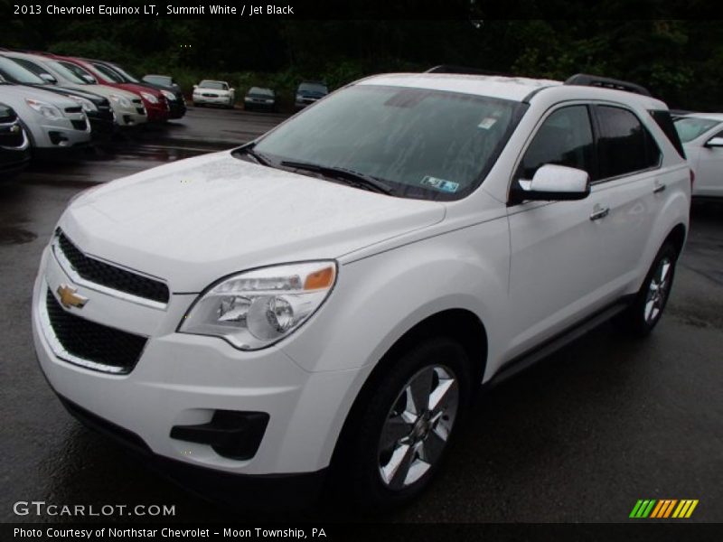 Summit White / Jet Black 2013 Chevrolet Equinox LT