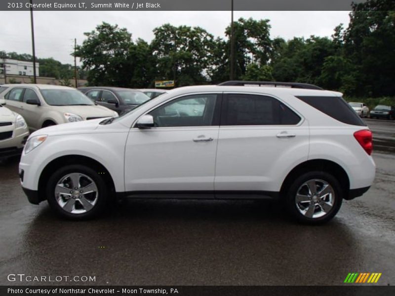 Summit White / Jet Black 2013 Chevrolet Equinox LT