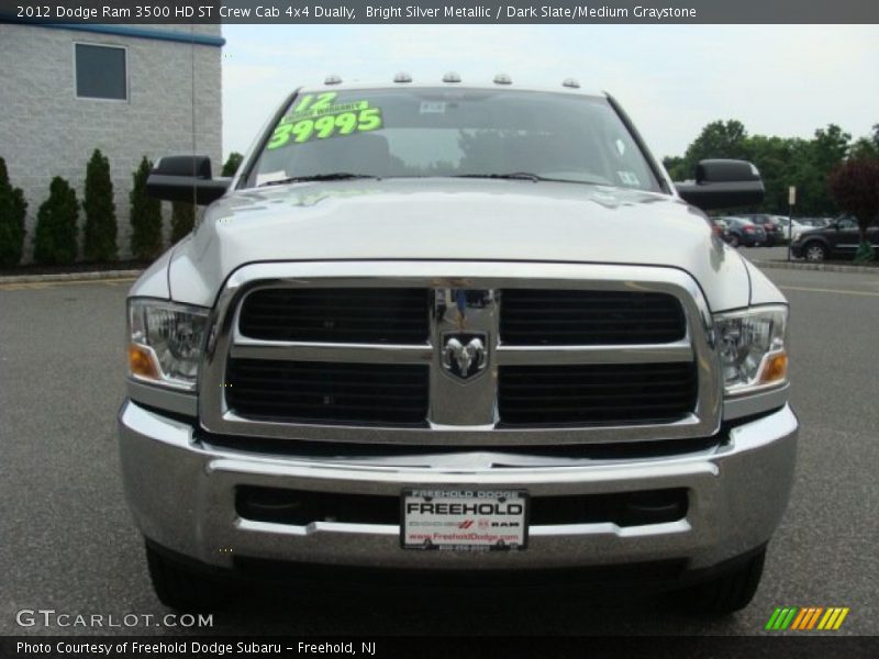 Bright Silver Metallic / Dark Slate/Medium Graystone 2012 Dodge Ram 3500 HD ST Crew Cab 4x4 Dually