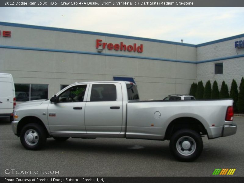 Bright Silver Metallic / Dark Slate/Medium Graystone 2012 Dodge Ram 3500 HD ST Crew Cab 4x4 Dually
