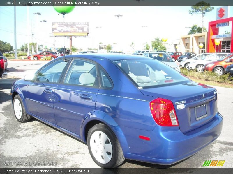 Cobalt Blue Metallic / Grey 2007 Suzuki Forenza Sedan