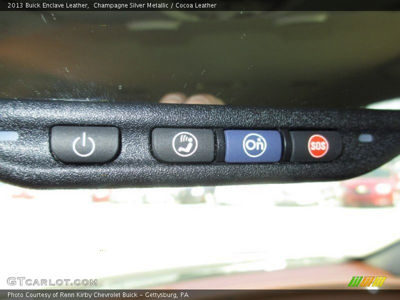 Champagne Silver Metallic / Cocoa Leather 2013 Buick Enclave Leather