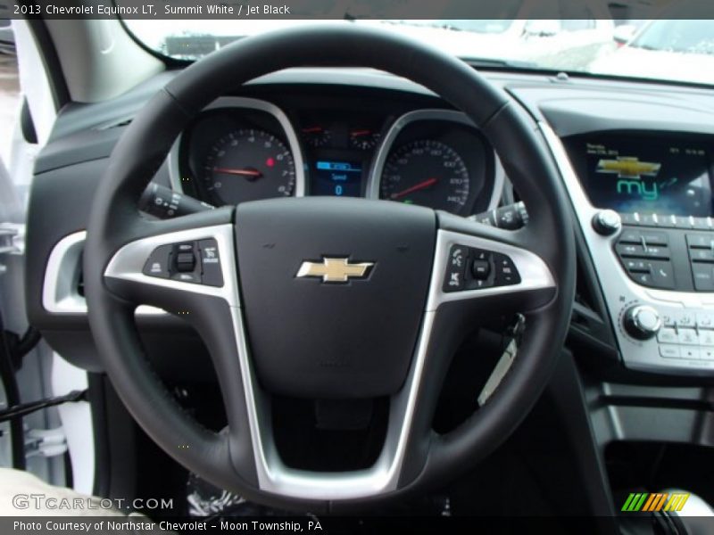 Summit White / Jet Black 2013 Chevrolet Equinox LT