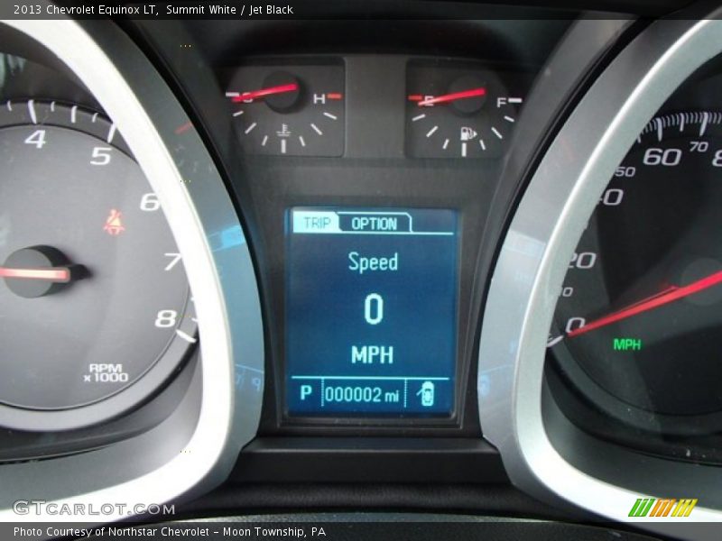 Summit White / Jet Black 2013 Chevrolet Equinox LT