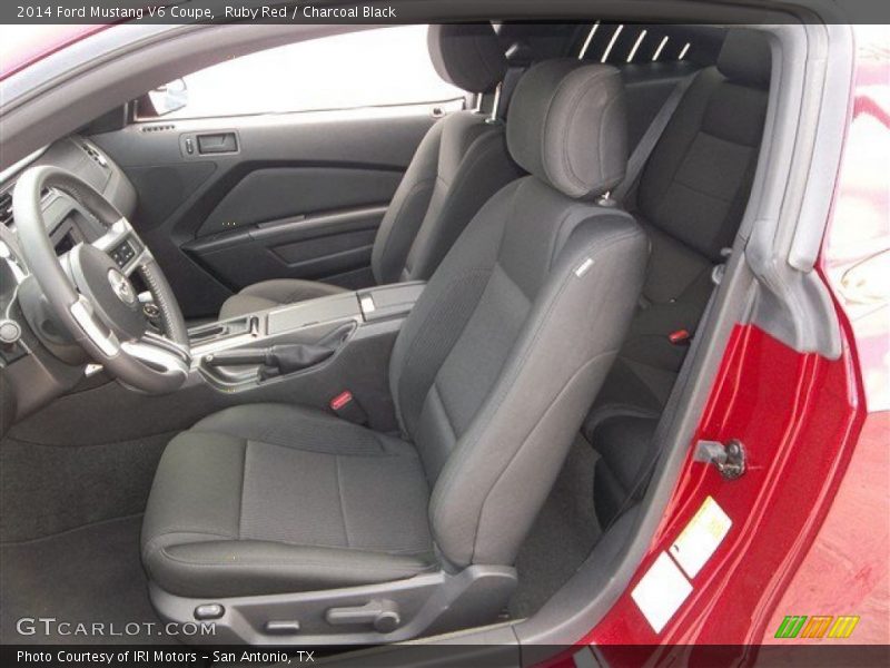 Ruby Red / Charcoal Black 2014 Ford Mustang V6 Coupe