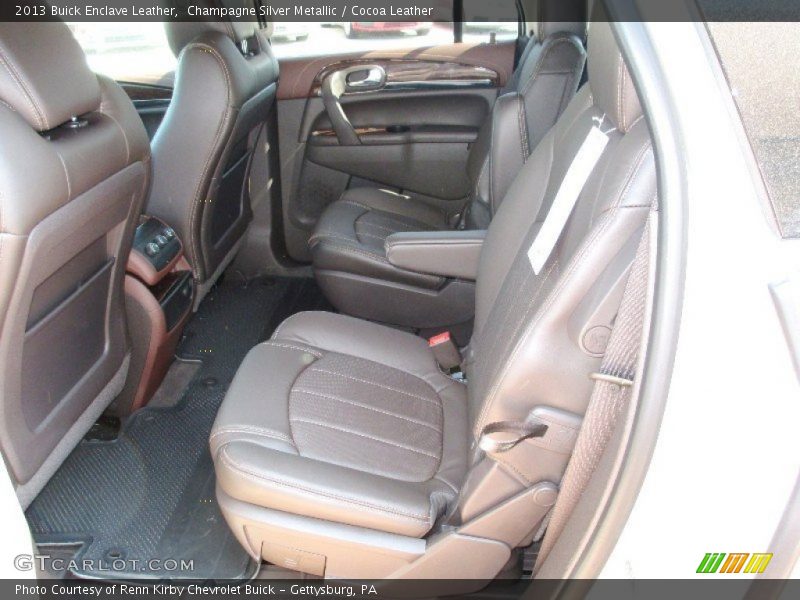 Champagne Silver Metallic / Cocoa Leather 2013 Buick Enclave Leather