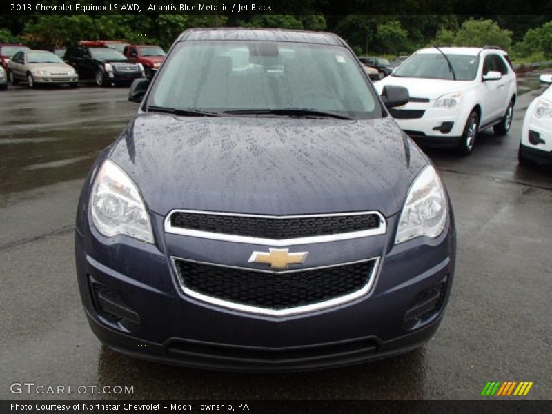 Atlantis Blue Metallic / Jet Black 2013 Chevrolet Equinox LS AWD