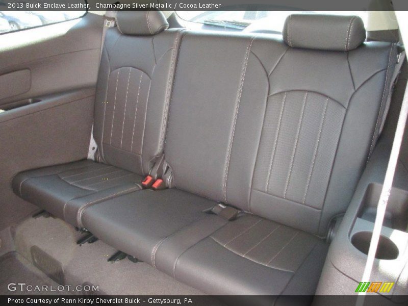 Champagne Silver Metallic / Cocoa Leather 2013 Buick Enclave Leather
