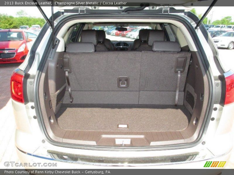Champagne Silver Metallic / Cocoa Leather 2013 Buick Enclave Leather