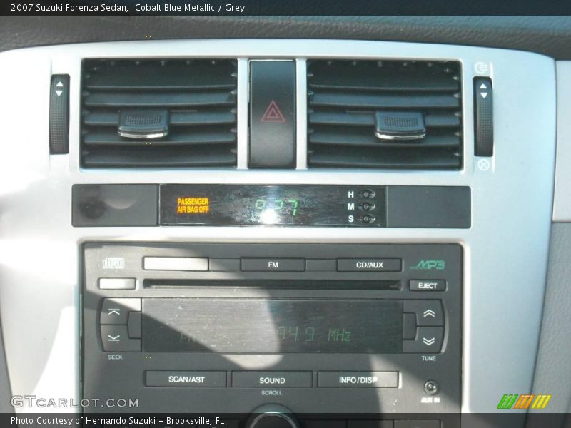 Cobalt Blue Metallic / Grey 2007 Suzuki Forenza Sedan