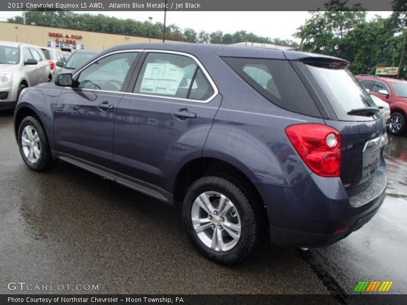 Atlantis Blue Metallic / Jet Black 2013 Chevrolet Equinox LS AWD
